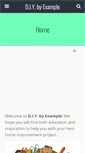 Mobile Screenshot of diybyexample.info